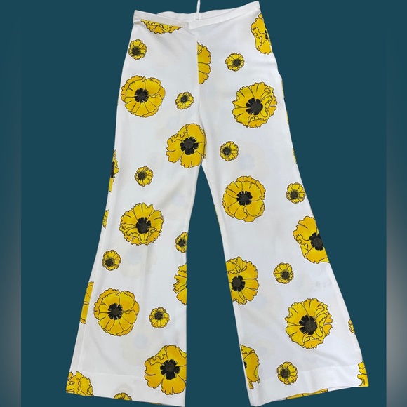 Vintage floral pants - Picture 1 of 4